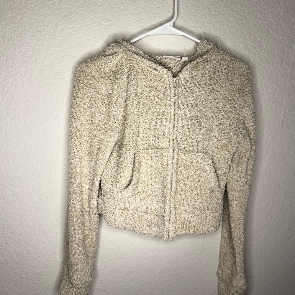 Cozy Cream Hooded Jacket